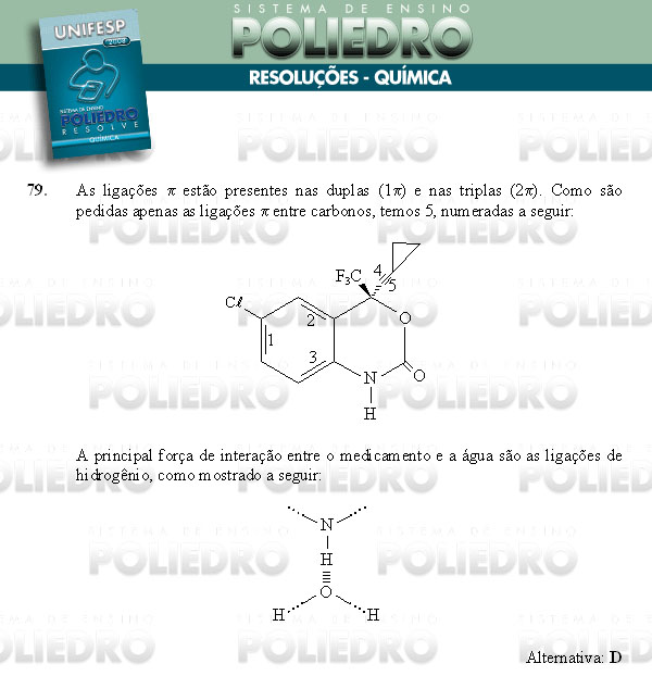 Questão 79 - Conhecimentos Gerais - UNIFESP 2008