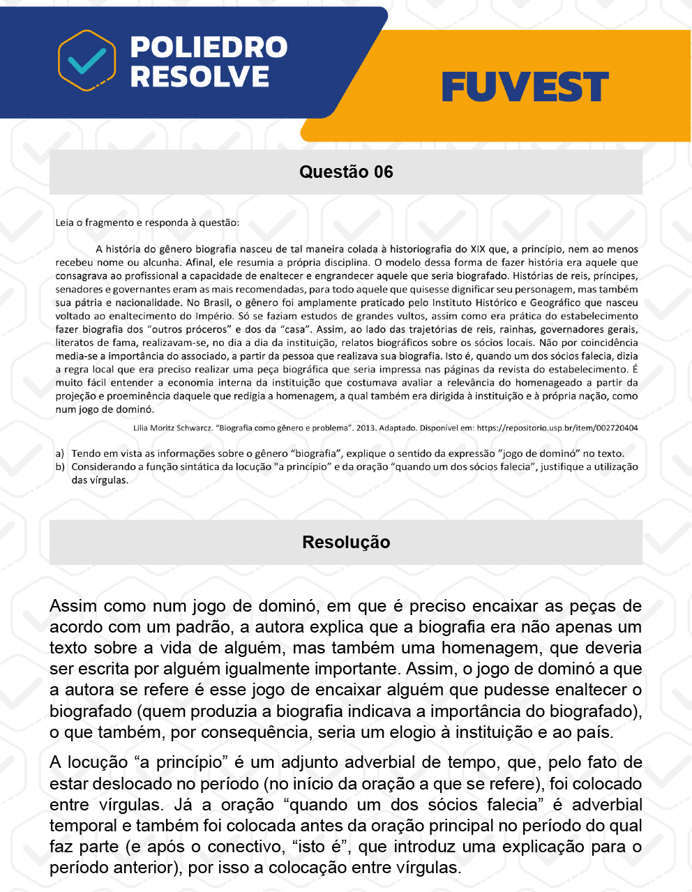 Dissertação 6 - 2ª Fase - 1º Dia - FUVEST 2023