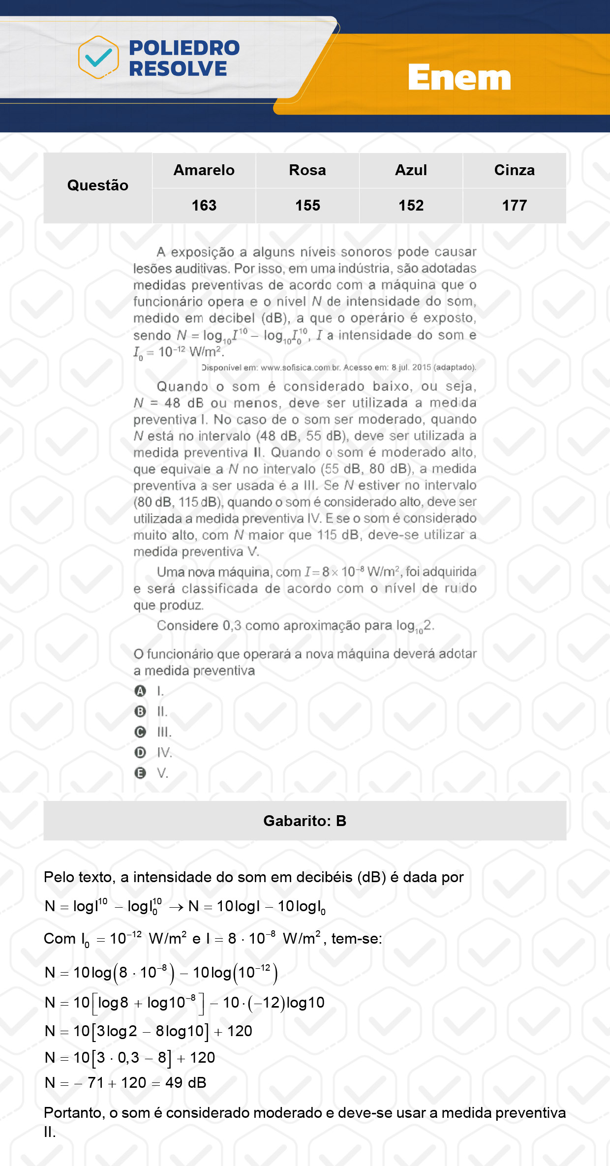 Questão 62 - Dia 2 - Prova Azul - Enem 2023