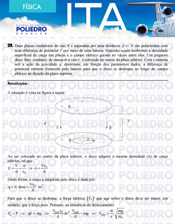 Dissertação 29 - Física - ITA 2013
