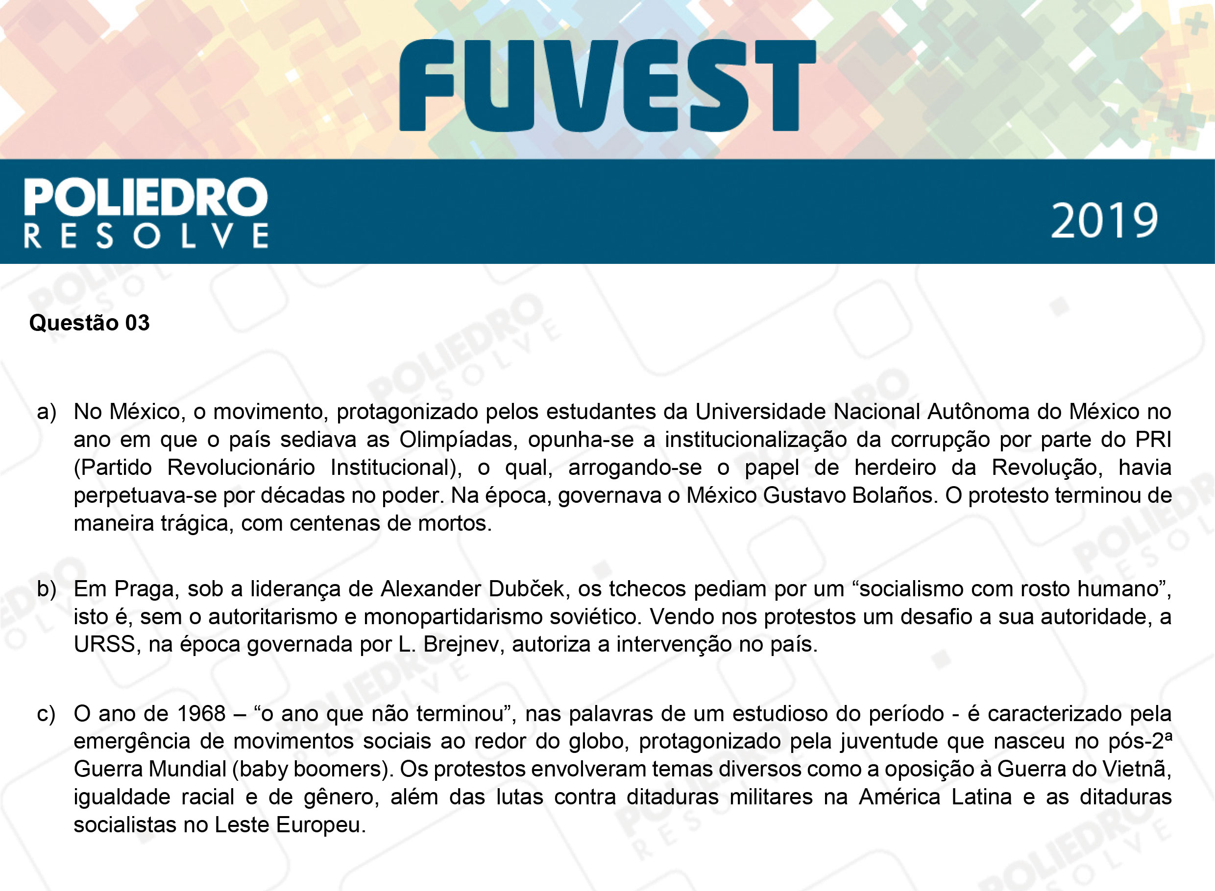 Dissertação 3 - 2ª Fase - 2º Dia - FUVEST 2019