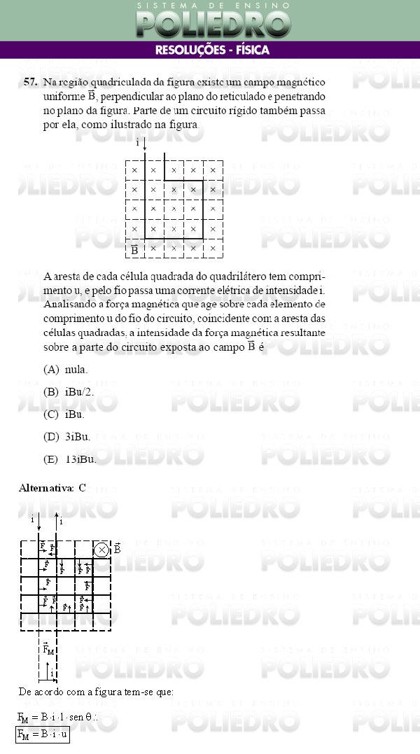 Questão 57 - Conhecimentos Gerais - UNIFESP 2009