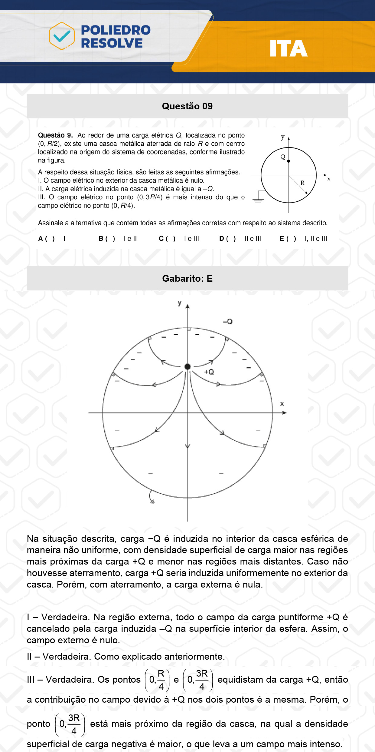 Questão 9 - 1ª Fase - ITA 2024