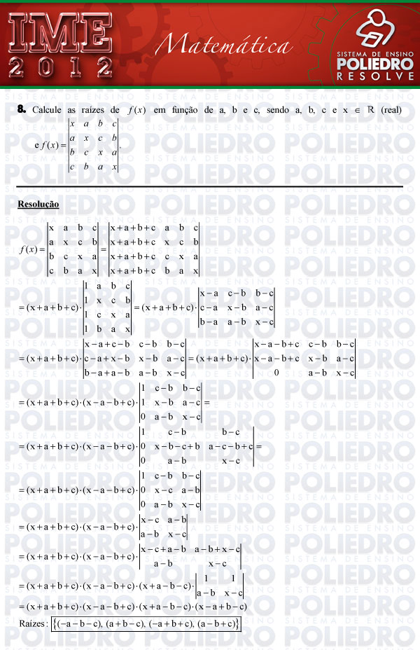 Dissertação 8 - Matemática - IME 2012