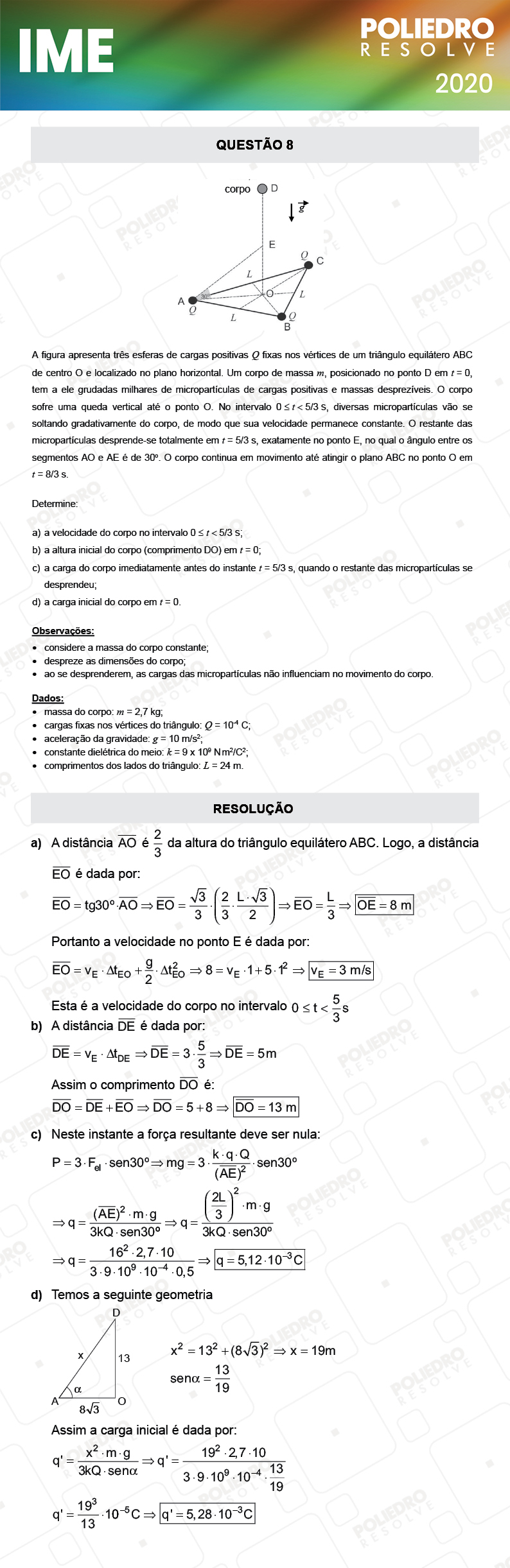 Dissertação 8 - 2ª Fase - Física - IME 2020