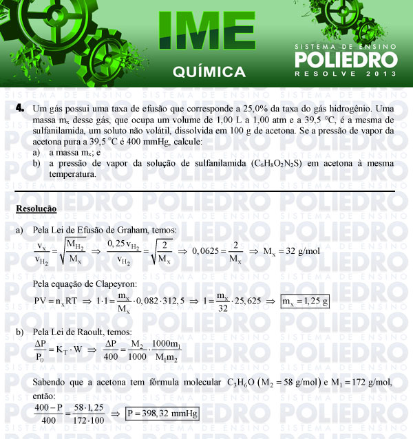 Dissertação 4 - Química - IME 2013