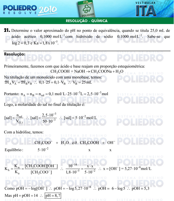 Dissertação 21 - Química - ITA 2010