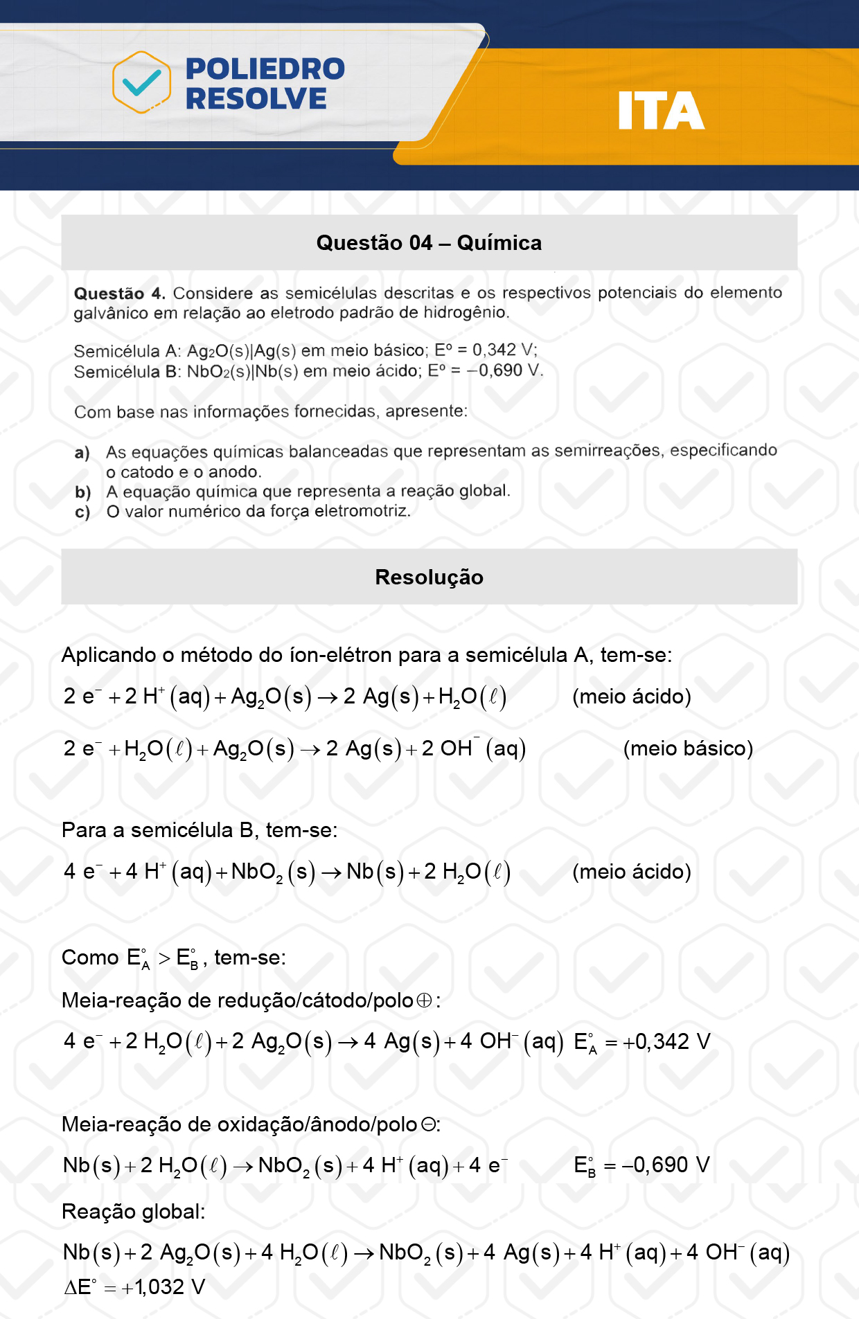 Dissertação 4 - 2ª Fase - 1º Dia - ITA 2024