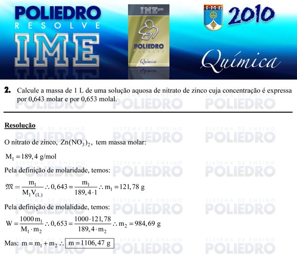 Dissertação 2 - Química - IME 2010