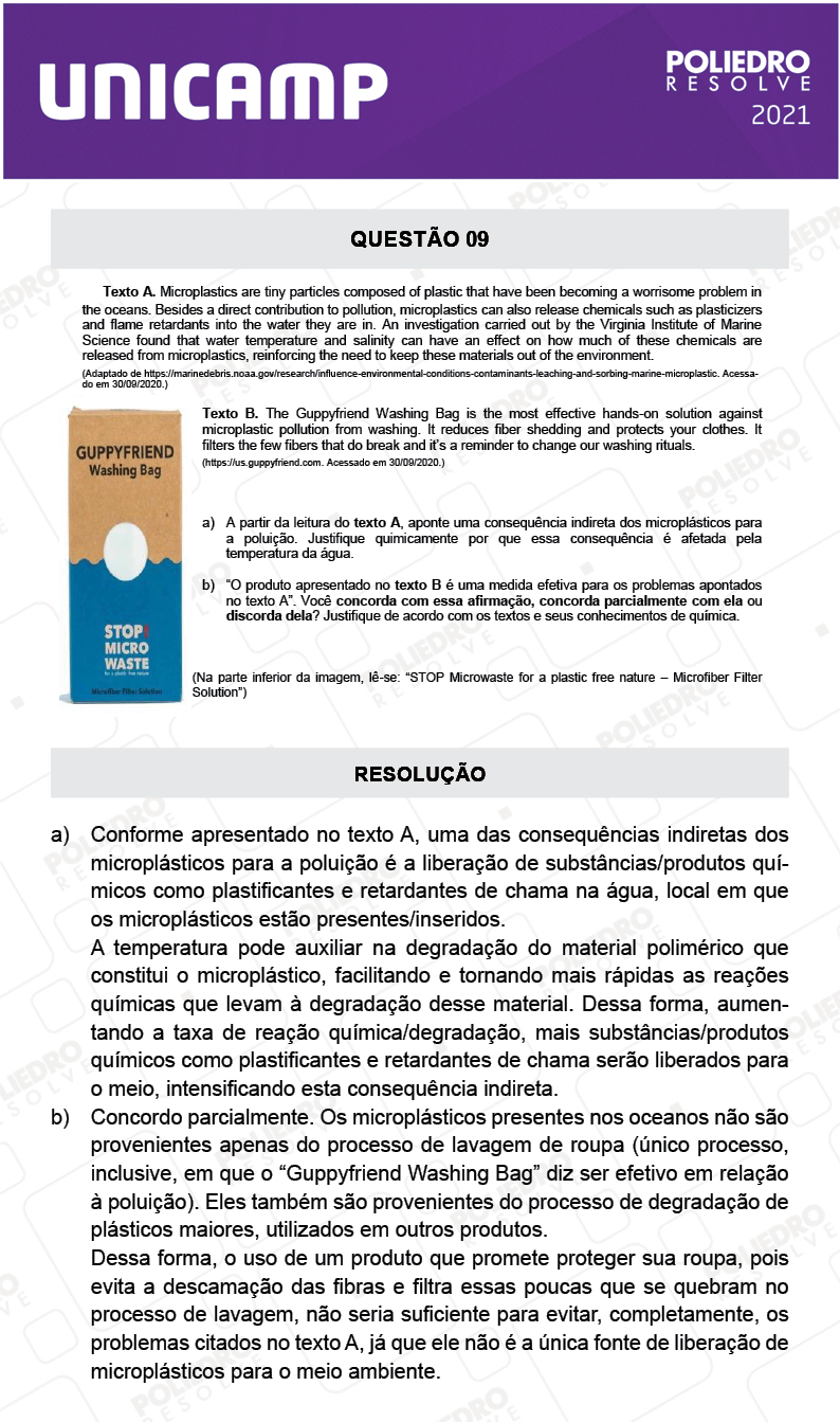 Dissertação 9 - 2ª Fase - 1º Dia - UNICAMP 2021