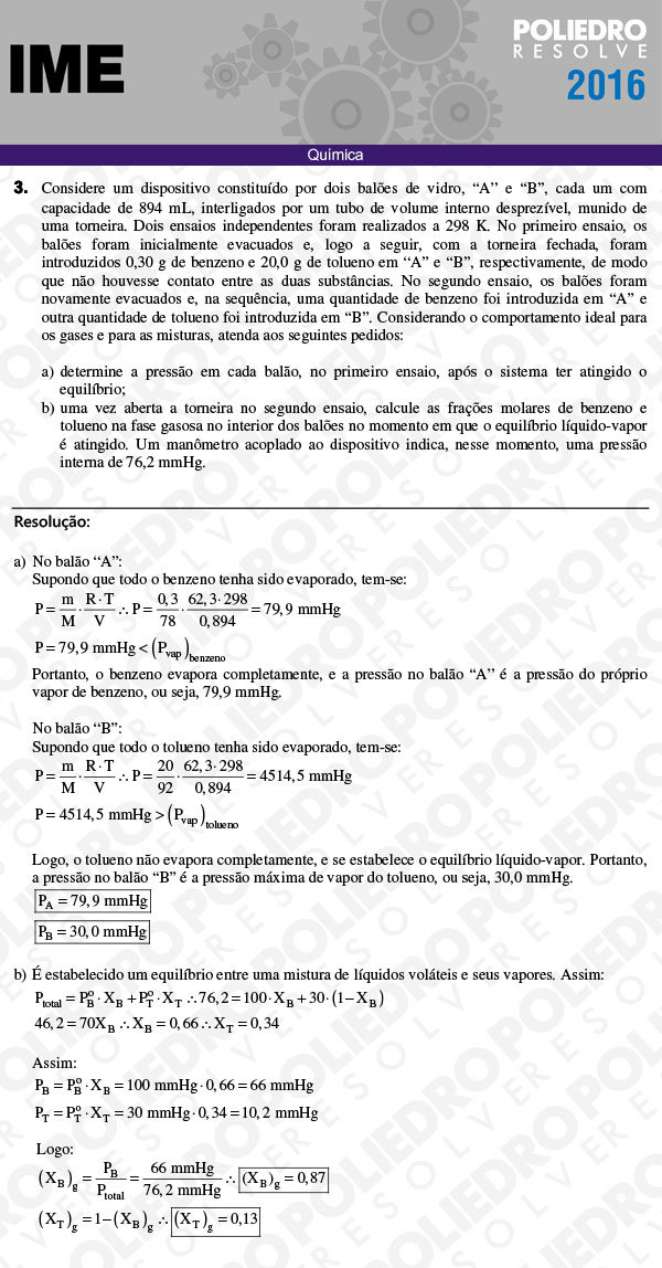 Dissertação 3 - Química - IME 2016