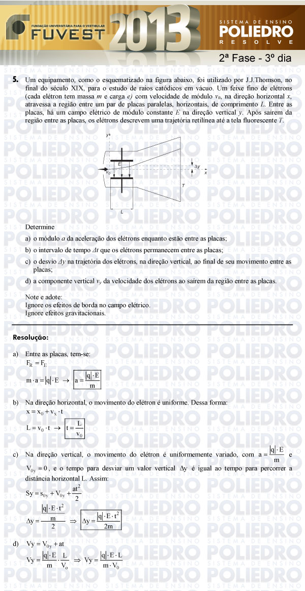 Dissertação 5 - 2ª Fase 3º Dia - FUVEST 2013