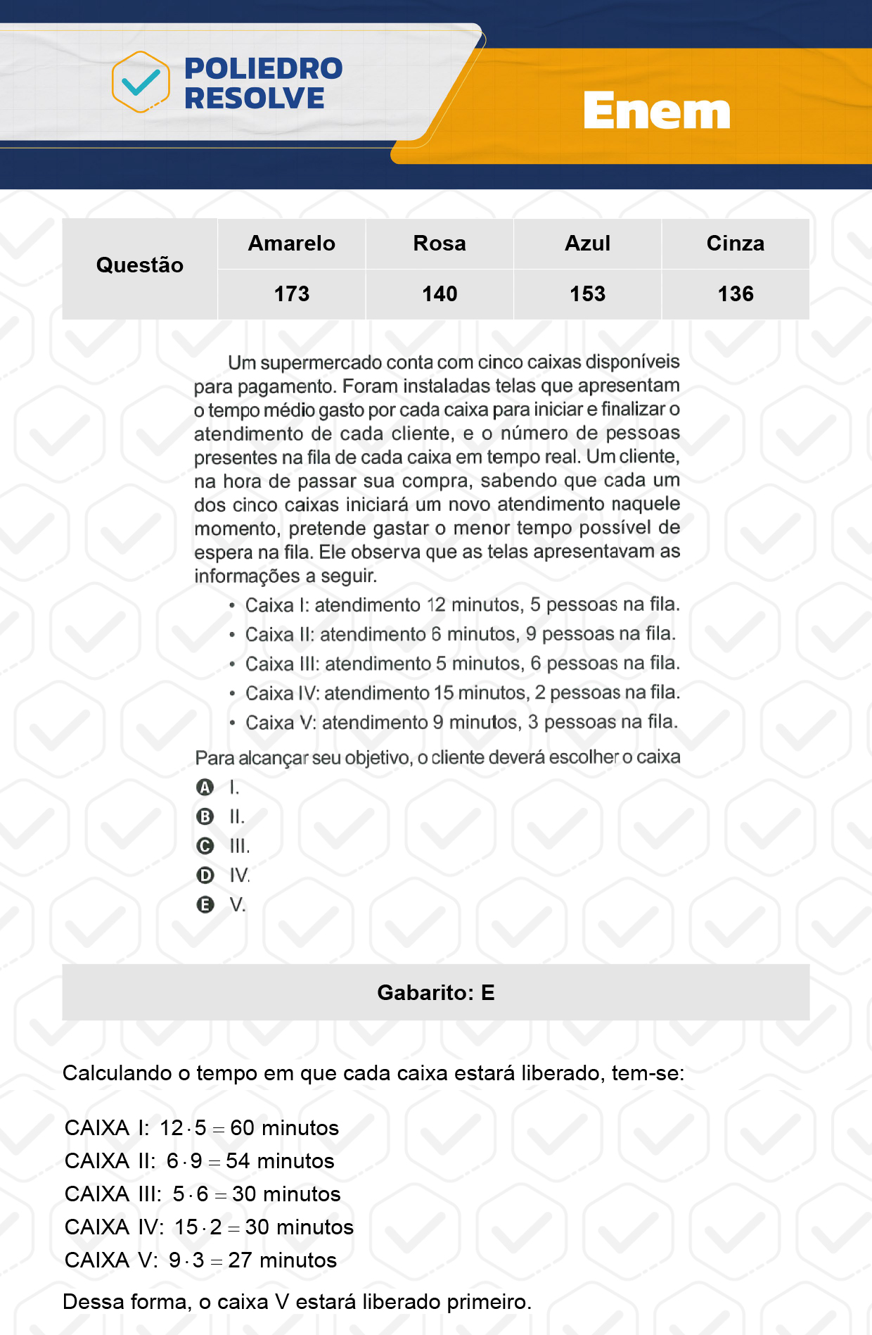 Questão 50 - Dia 2 - Prova Rosa - Enem 2023