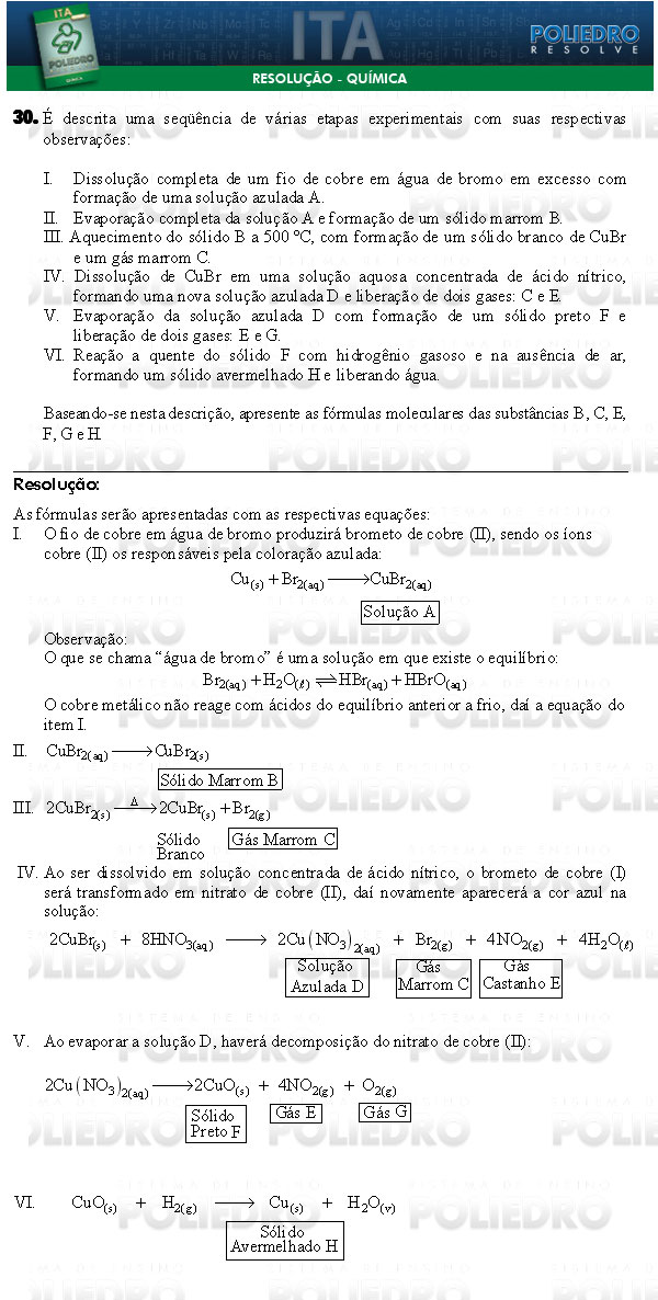 Dissertação 30 - Química - ITA 2009