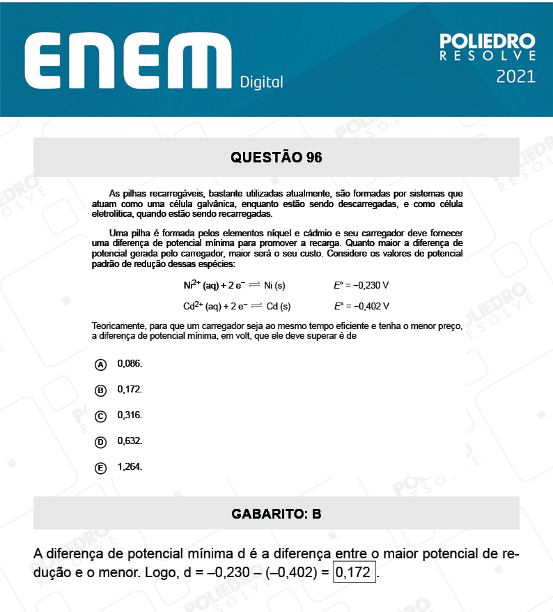 Questão 96 - 2º Dia - Prova Cinza - ENEM DIGITAL 2020