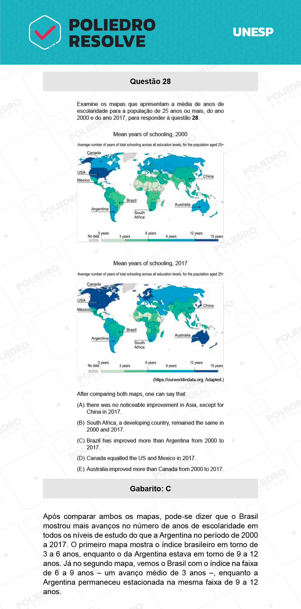 Questão 28 - 1ª Fase - Biológicas - UNESP 2022