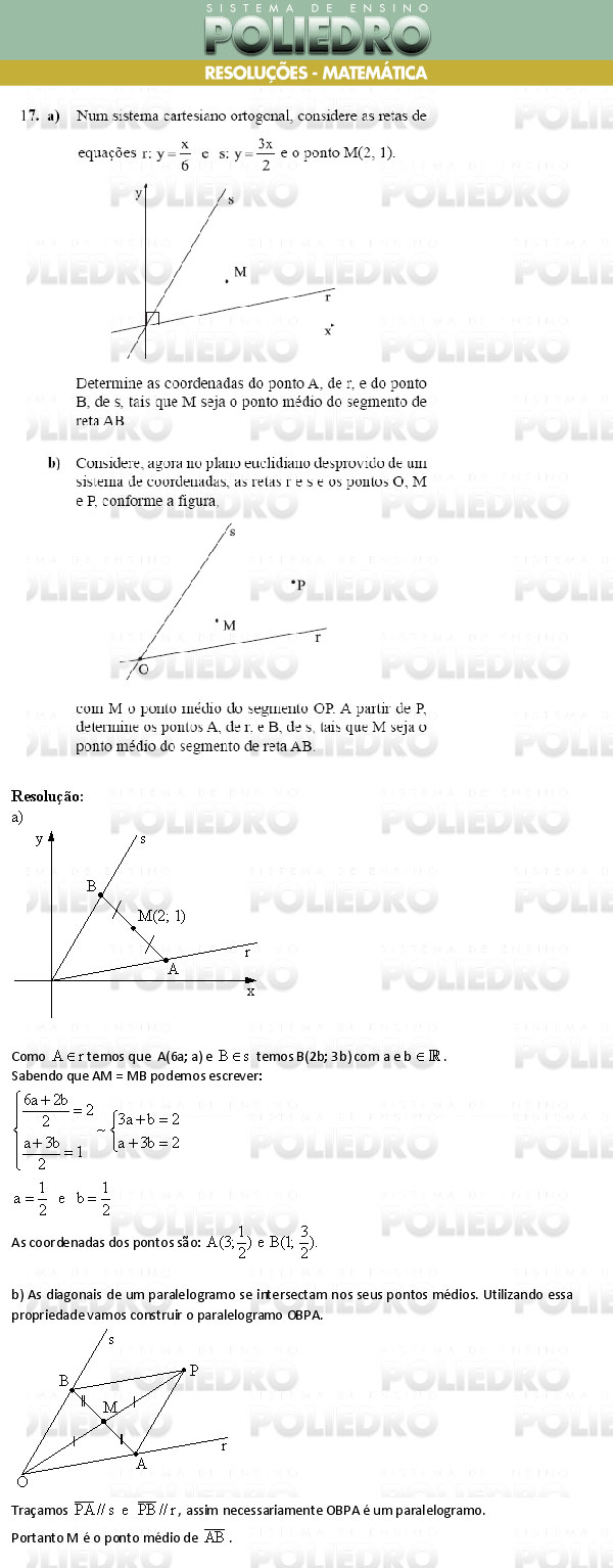 Dissertação 17 - Conhecimentos Específicos - UNIFESP 2009