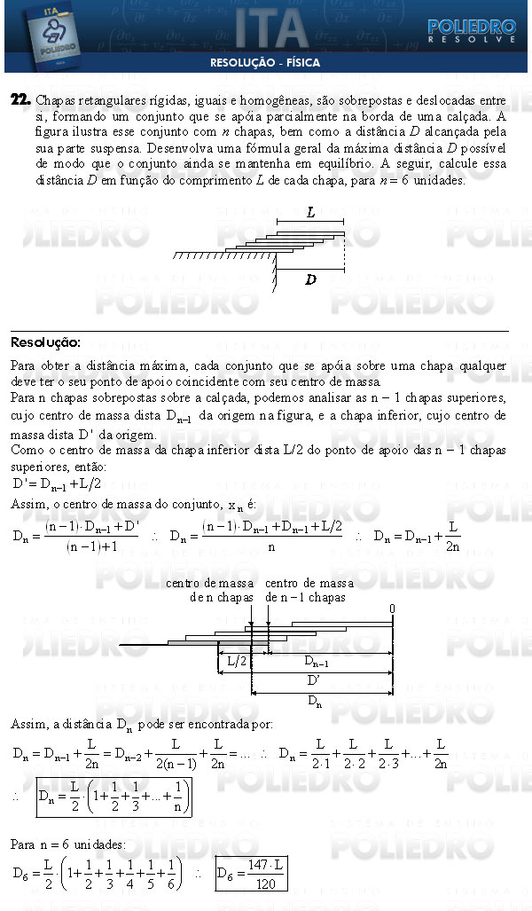 Dissertação 22 - Física - ITA 2009