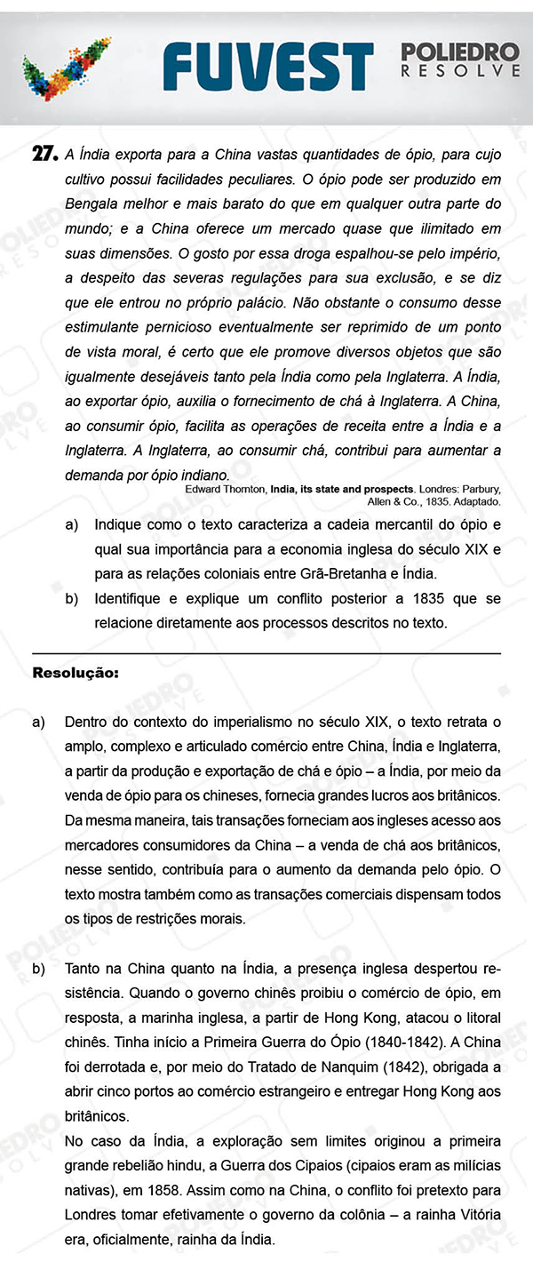 Dissertação 3 - 2ª Fase - 3º Dia - FUVEST 2018