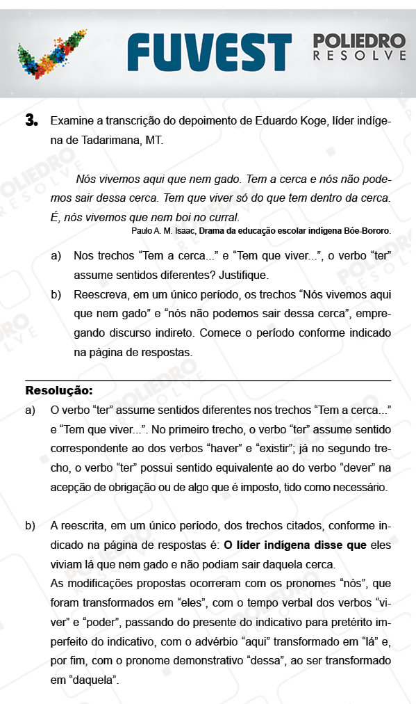 Dissertação 3 - 2ª Fase - 1º Dia - FUVEST 2018