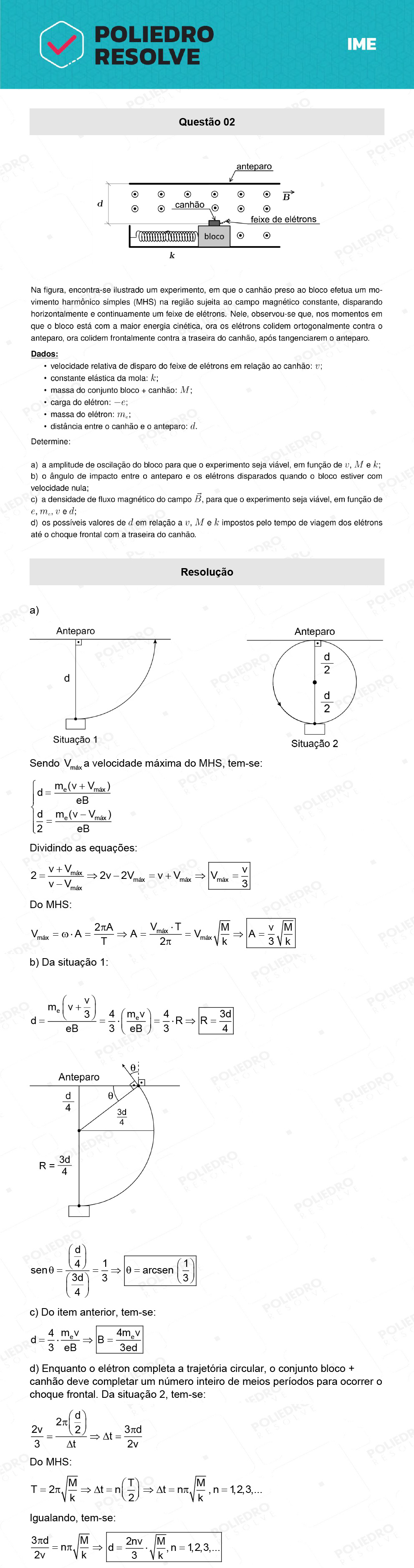 Dissertação 2 - 2ª Fase - Física - IME 2022