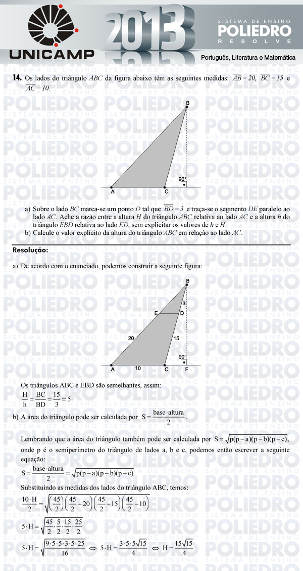 Dissertação 14 - 2ª Fase - UNICAMP 2013