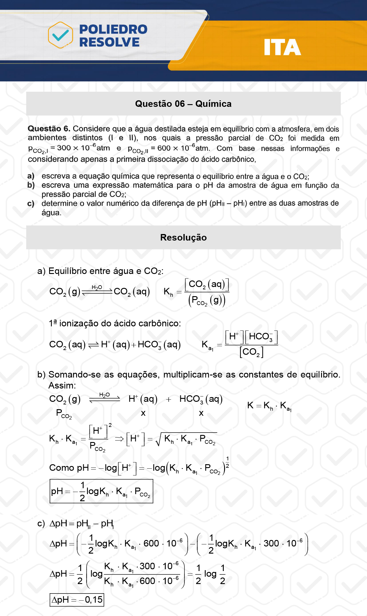 Dissertação 6 - 2ª Fase - 1º Dia - ITA 2024