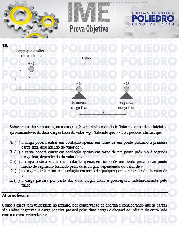 Questão 18 - Objetiva - IME 2014