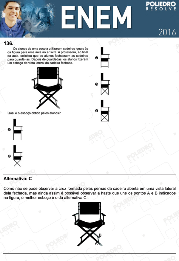 Questão 136 - 2º dia (PROVA CINZA) - ENEM 2016