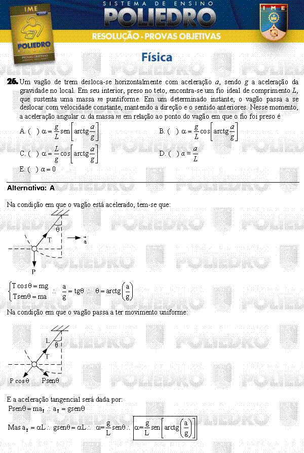 Questão 26 - Objetivas - IME 2008