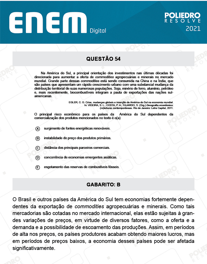 Questão 54 - 1º Dia - Prova Amarela - Espanhol - ENEM DIGITAL 2020