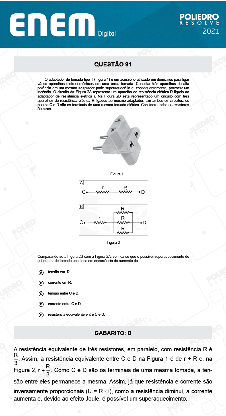 Questão 91 - 2º Dia - Prova Azul - ENEM DIGITAL 2020