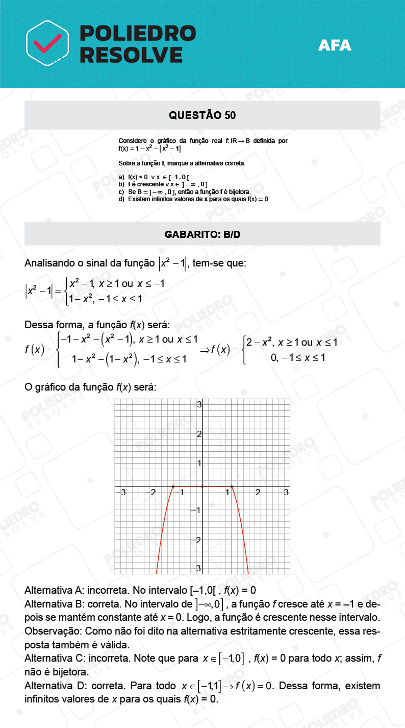 Questão 50 - Prova Modelo A - AFA 2022