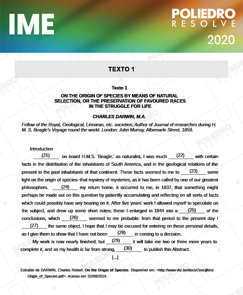 Texto 44 - 2ª Fase - Português/Inglês - IME 2020