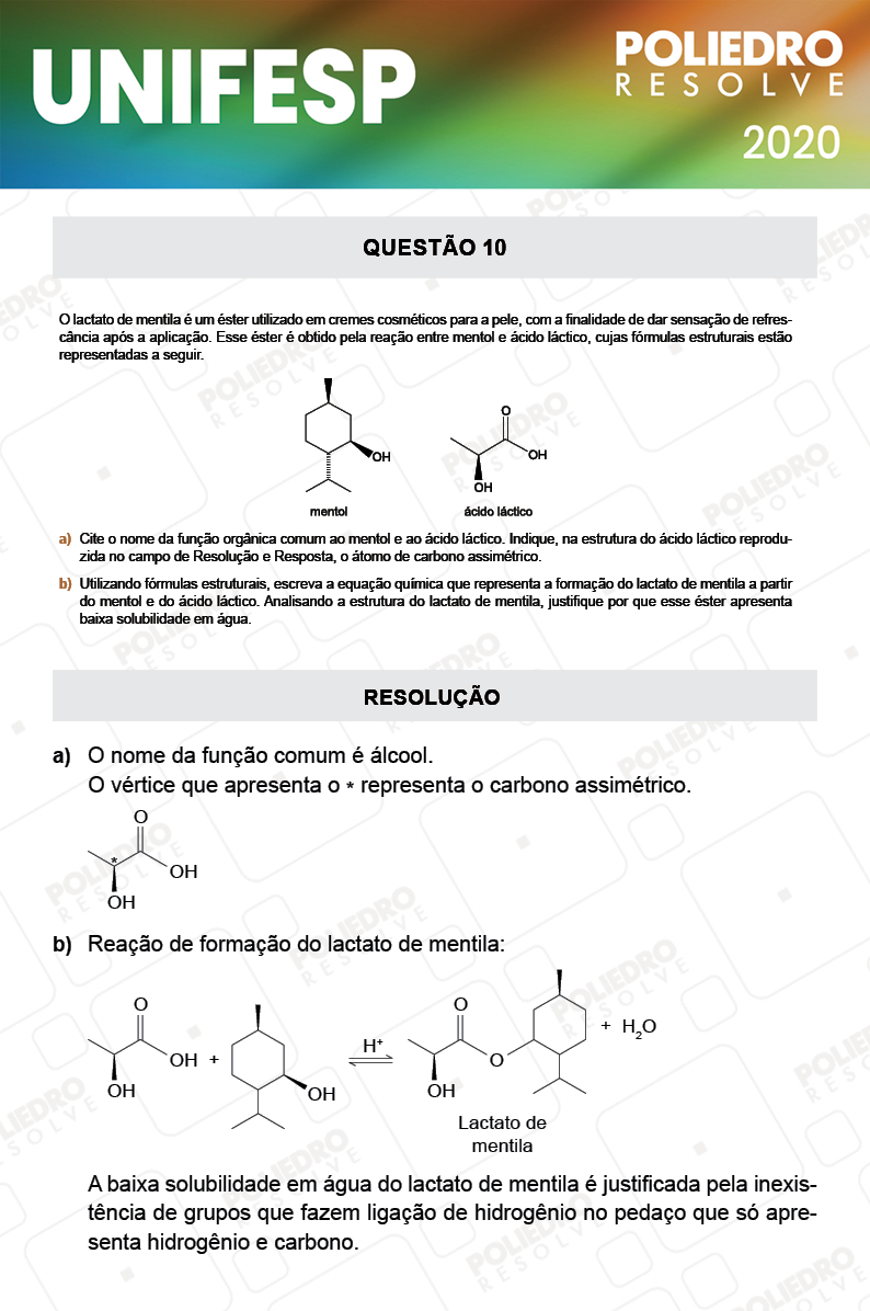 Dissertação 10 - Fase única - 2º Dia - UNIFESP 2020