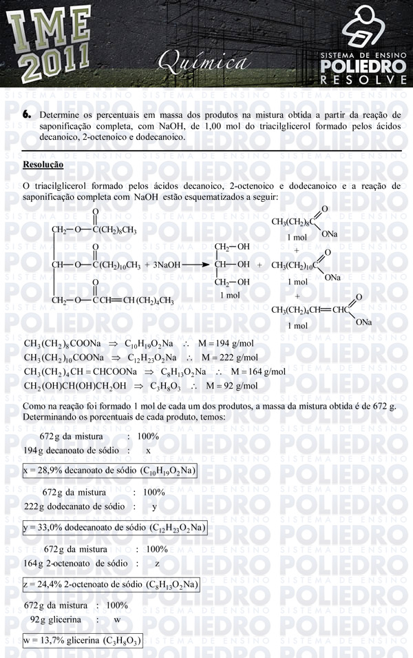 Dissertação 6 - Química - IME 2011