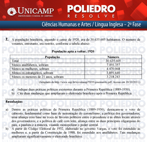 Dissertação 7 - 2ª Fase - UNICAMP 2012