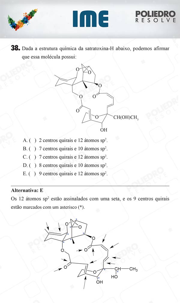 Questão 38 - 1ª Fase - IME 2018