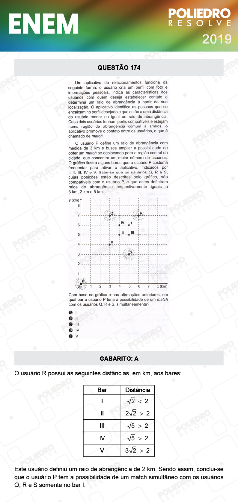 Questão 174 - 2º DIA - PROVA AMARELA - ENEM 2019