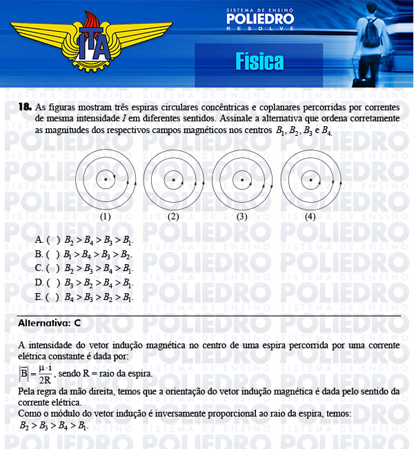 Questão 18 - Física - ITA 2014