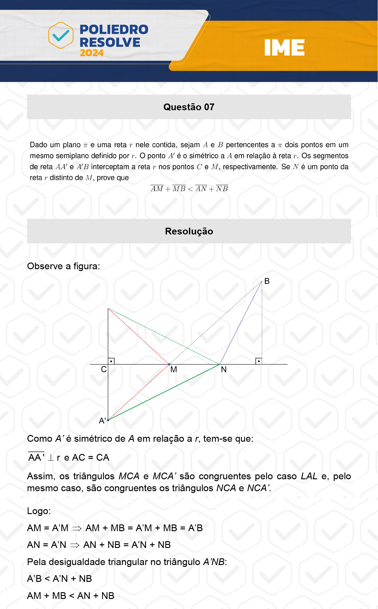 Dissertação 7 - 2ª Fase - 1º Dia - IME 2024