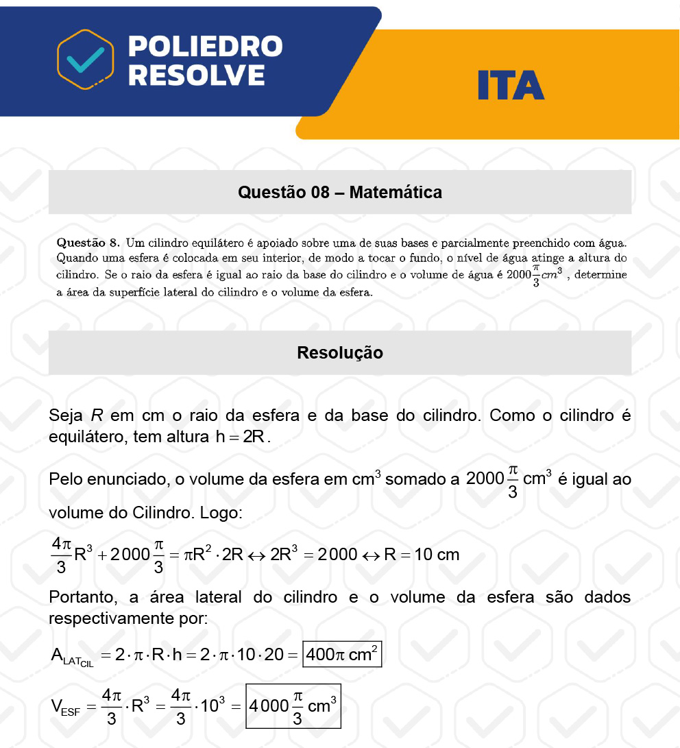 Dissertação 8 - 2ª Fase - 1º Dia - ITA 2023