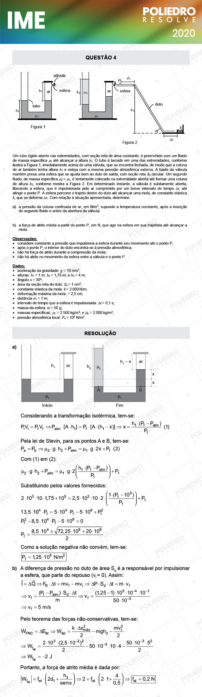 Dissertação 4 - 2ª Fase - Física - IME 2020