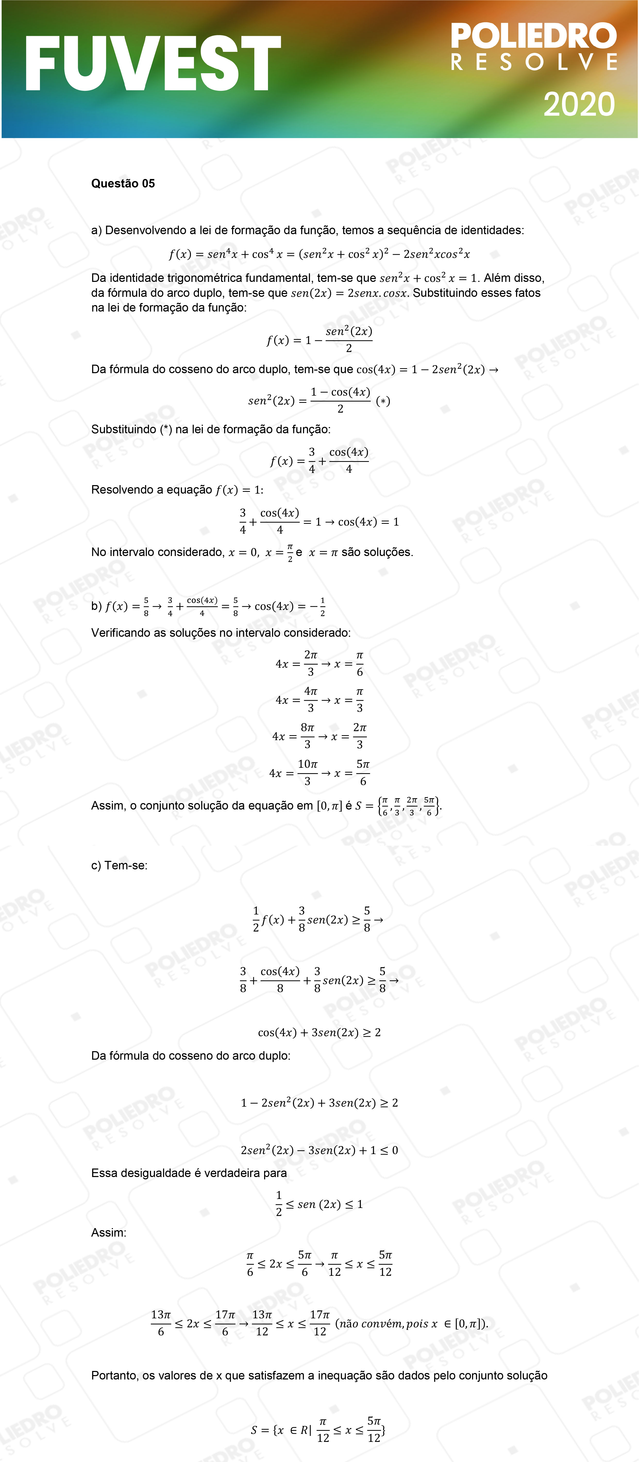 Dissertação 5 - 2ª Fase - 2º Dia - FUVEST 2020