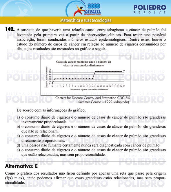 Questão 142 - Prova - ENEM 2009