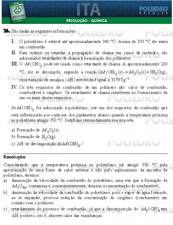 Dissertação 26 - Química - ITA 2009