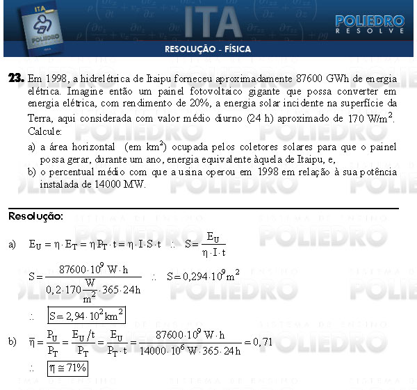 Dissertação 23 - Física - ITA 2009