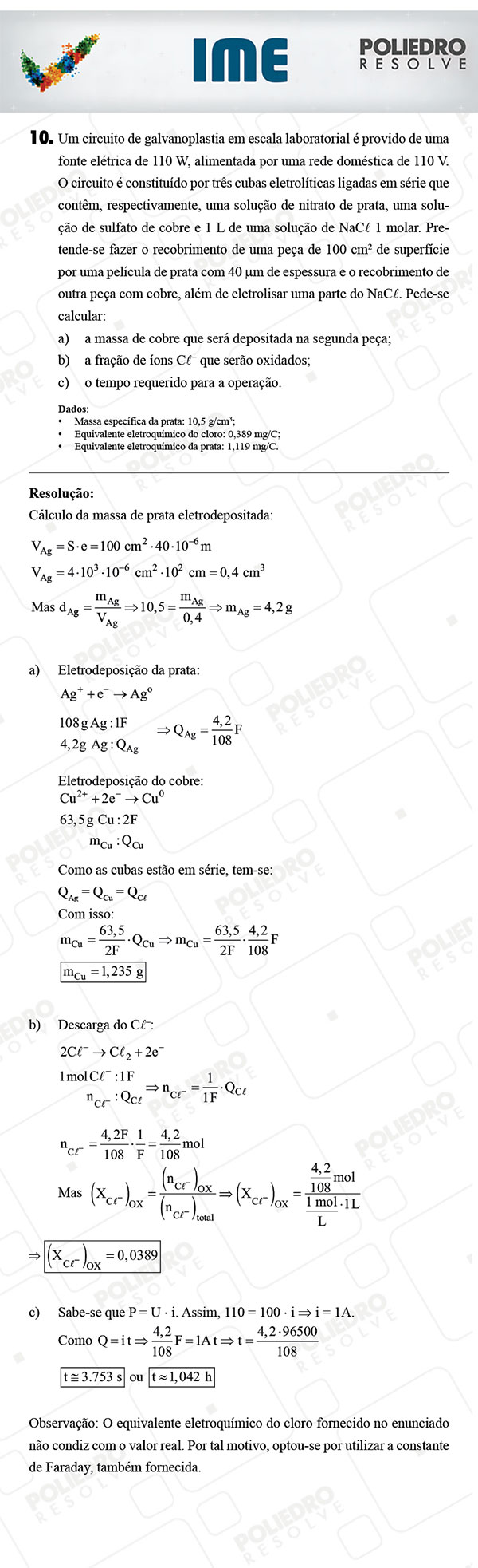 Dissertação 10 - Química - IME 2018