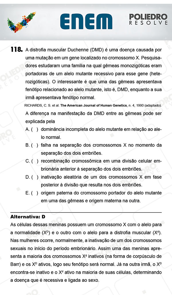 Questão 118 - 2º Dia (PROVA AMARELA) - ENEM 2017