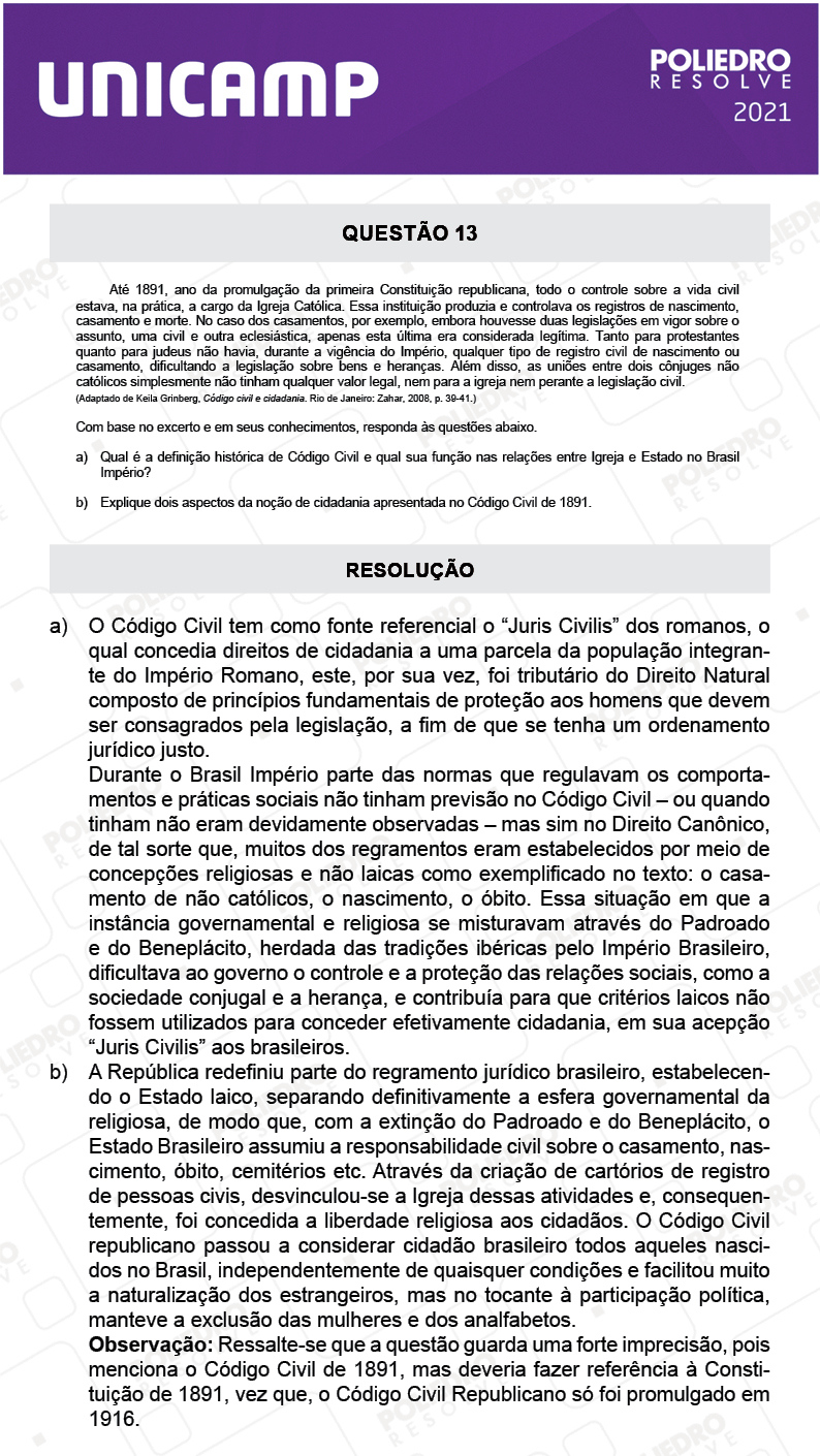 Dissertação 13 - 2ª Fase - 2º Dia - UNICAMP 2021